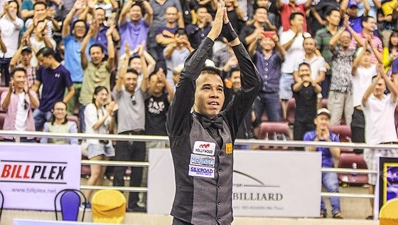 Quyet Chien became the first Vietnamese cueist to ever win the top prize at the Billiards World Cup (photo: Dung Phuong)