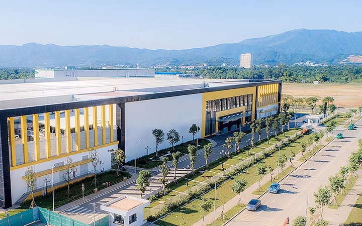 A corner of the Hoa Lac Hi-Tech Park in Hanoi. (Photo: Viet Chung) 