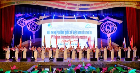 The opening ceremony for the 2015 International Choir Competition 
