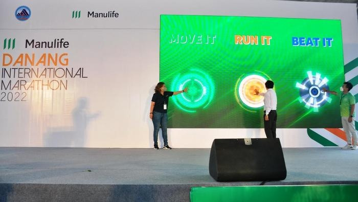 The opening ceremony of the 2022 Da Nang International Marathon (Photo: NDO)