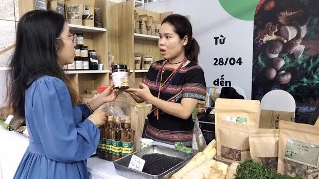 A booth at the festival (Photo: VNA)