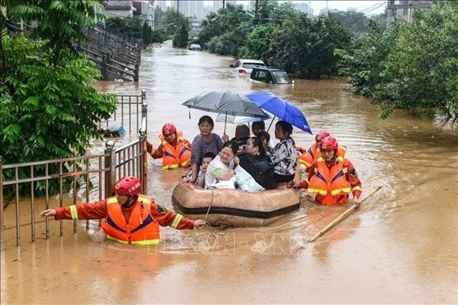 The historic flooding in the central region in October 2020 (Photo: VNA)