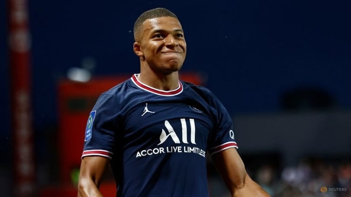 Soccer Football – Ligue 1 – Brest v Paris St Germain – Stade Francis-Le Ble, Brest, France – August 20, 2021 PSG’s Kilyan Mbappe celebrates after scoring. (Photo: Reuters)