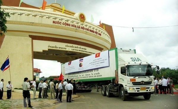 At the Lao Bao International Border Gate in Quang Tri province (Photo: VNA)