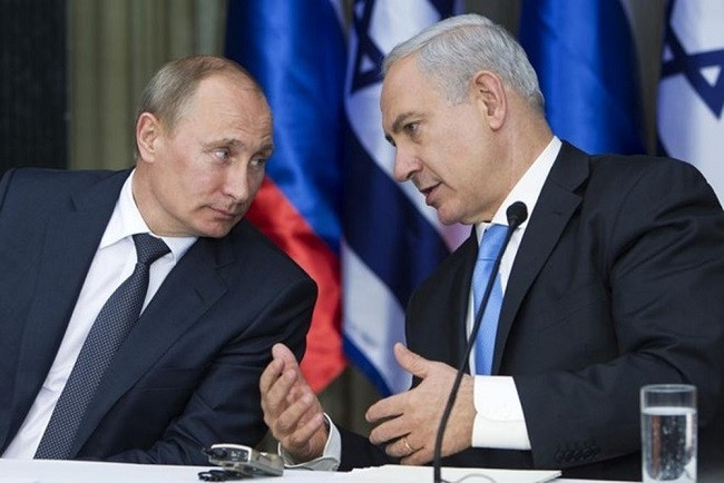 Israeli Prime Minister Benjamin Netanyahu (R) and Russian President Vladimir Putin. (Photo: Reuters)