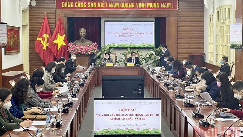 At the press conference (Photo: NDO/Ngoc Lien)