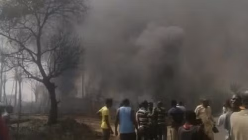 The accident scene (Photo: RT)