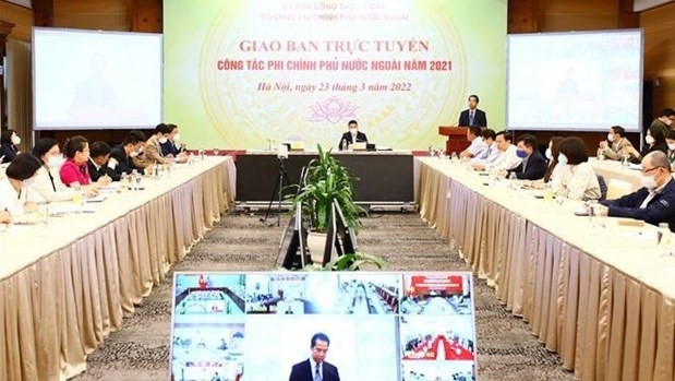 Participants at the meeting. (Photo: VNA)