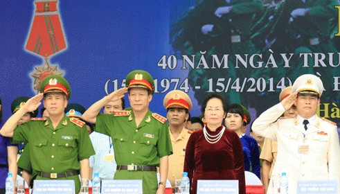 At the ceremony (congan.com.vn)