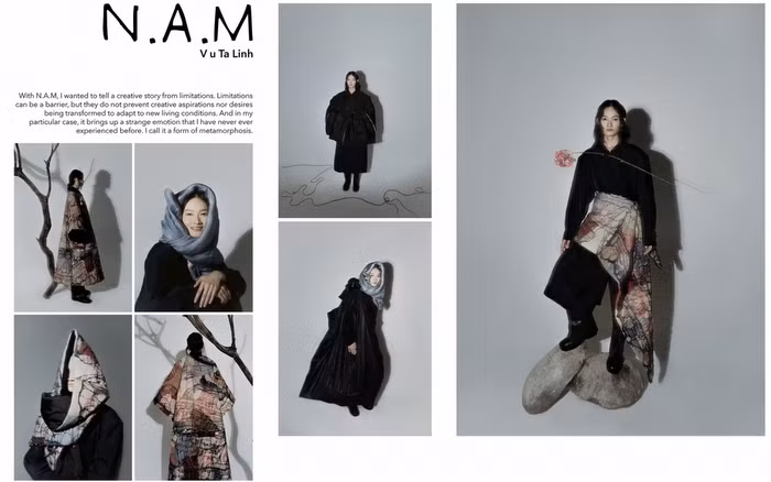 The design "N.A.M" by Vu Ta Linh won the first prize of the contest. (Photo: the organising board)