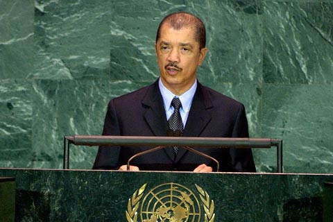 President of the Republic of Seychelles James Alix Michel