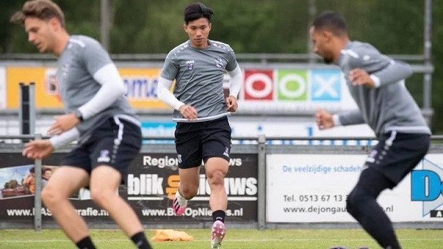 Van Hau will leave Dutch side SC Heerenveen to return to Vietnam to play for his local club Hanoi FC. (Photo: SC Heerenveen)