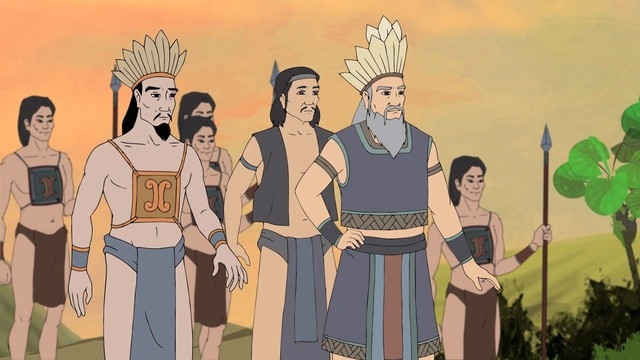 A scene from the animation (Credit: VTV)