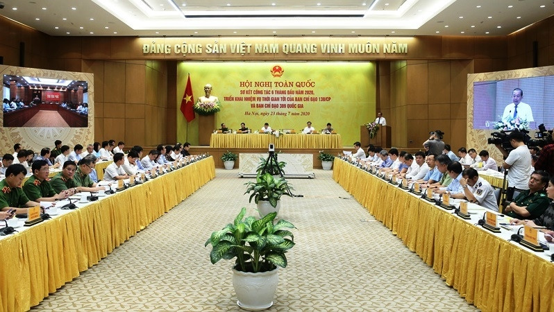 At the conference 