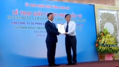 The certificate of investment for the project were handed over at the ceremony. 