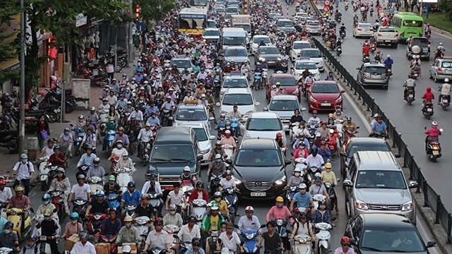 In recent years, Hanoi has been faced with serious traffic congestion due to growth in the number of motor vehicles.