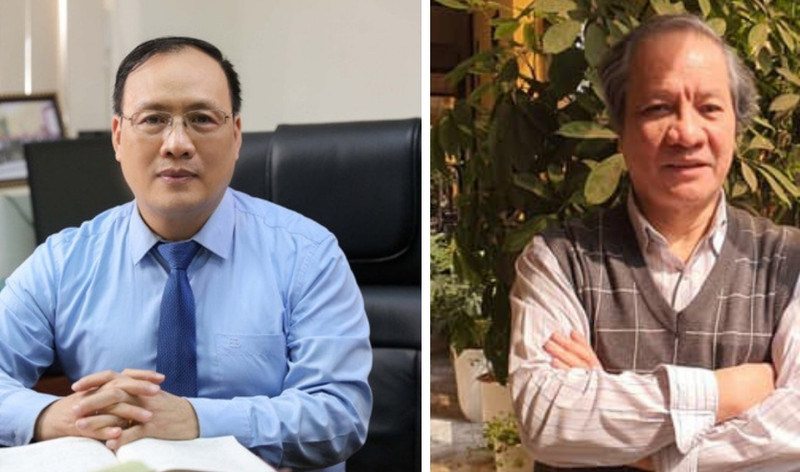 Prof. Dr. Nguyen Dinh Duc (L) and Prof. Dr. Pham Hung Viet named among world's best scientists (Photo: vnu.edu.vn)