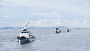 Coast Guard vessels stand ready to carry out missions in any situation when ordered