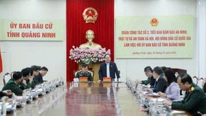 Delegation No. 2 of the National Election Council works with Quang Ninh Province.