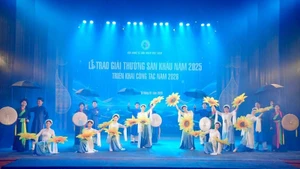 A performance at the ceremony.