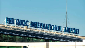 At Phu Quoc International Airport (Photo: Sun Group)