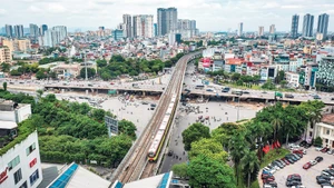 The urban railway (metro) system has become a new symbol of modernity in the development of Ha Noi