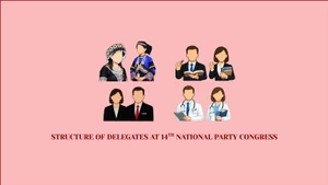 Infographic: Composition and structure of delegates at 14th National Party Congress