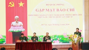 A press briefing on the 10th Viet Nam – China Border Defence Friendship Exchange (Photo: VNA)