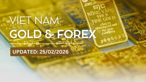 Infographic: Gold bar prices surpass 185 million VND on February 25