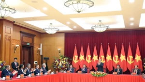 Party General Secretary To Lam hosts a delegations of leaders and representatives from foreign political parties (Photo: VNA)