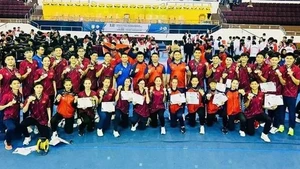 Viet Nam top the medal tally at the Southeast Asian Karate Championship. (Photo: KARATEVN)