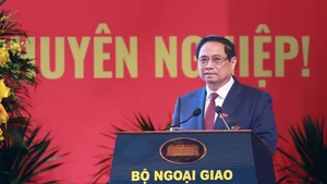 PM Pham Minh Chinh speaks at the congress (Photo: VNA)