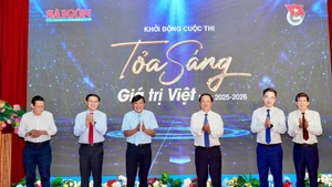 Delegates participated in the official launch ceremony of the Shining Vietnamese Values Contest 2025–2026.