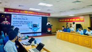 The programme aims to provide free AI training for two million young Vietnamese people during the 2025–2026 period. (Photo: nhandan.vn)