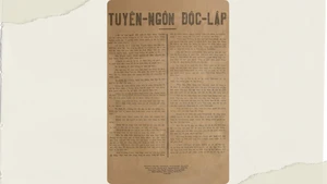 The Declaration of Independence of the Democratic Republic of Viet Nam. (File photo: The Ho Chi Minh Museum’s branch in Ho Chi Minh City)