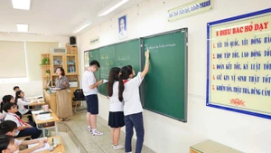 Secondary school students. (Illustrative photo: DAI THANG)