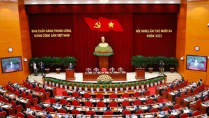 Party General Secretary To Lam delivers an opening speech at the meeting. (Photo: VNA)
