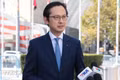 Ambassador Do Hung Viet speaks to the Viet Nam News Agency on the grounds of the United Nations Headquarters in New York. (Photo: VNA)