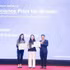 Associate Professor Ha Thi Thanh Huong (middle) receives the first prize in the mid-career category of the 2026 ASEAN-US Science Prize for Women. (Photo courtesy of the Ministry of Science and Technology)