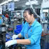 Ohsung Vina Co., Ltd., an FDI enterprise specialising in manufacturing electronic components and accessories, screens, and electrical equipment, at Lien Ha Thai Industrial Park, Hung Yen Province (Photo: DANG ANH)