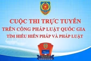 Nearly 2.6 million people took part in the online Constitution and law contest. (Photo: VNA)