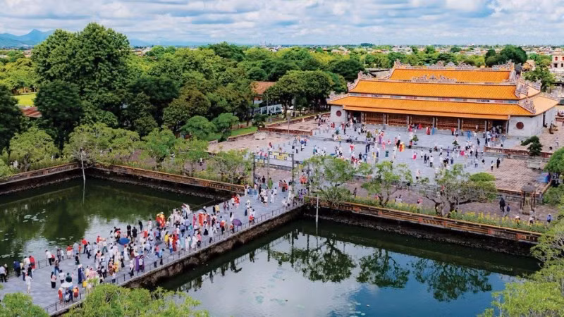 The preservation of Hue’s cultural heritage serves as a foundation for the city’s tourism development. (Photo: LE HOANG)