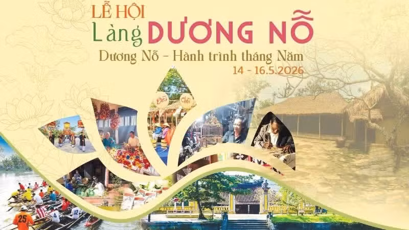 The Duong No Village Festival 2026 under the theme “Duong No – A Journey Through May” from 14 to 16 May.