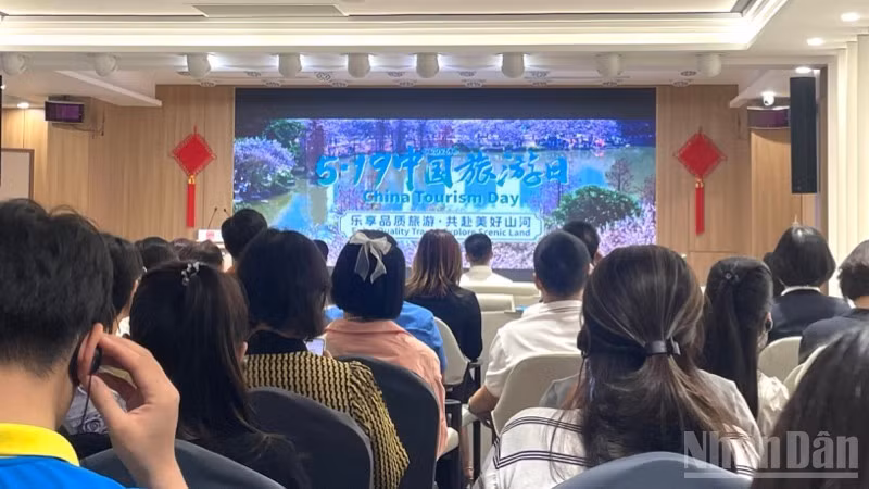 An overview of the exchange programme marking “China Tourism Day – May 19.”