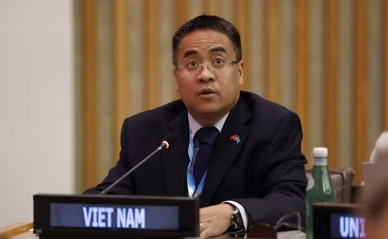 Minister Counsellor Nguyen Hai Luu, Deputy Permanent Representative of Vietnam to the UN (Photo published by VNA)
