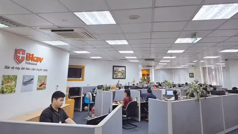 A working space at BKAV.