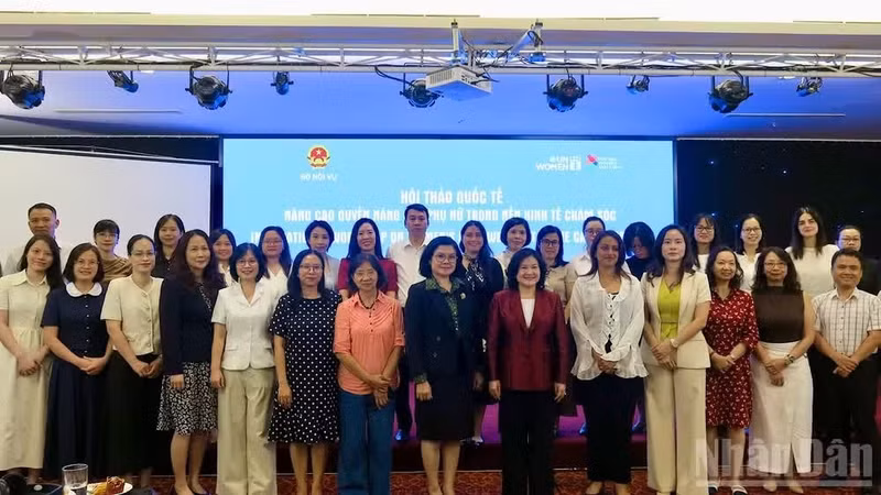 The international workshop on empowering women in the care economy on October 8, 2026 (Photo: NDO)