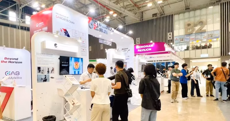 A corner of K-Med Expo 2026 in Ho Chi MInh City (Photo: K-Med Expo Viet Nam)