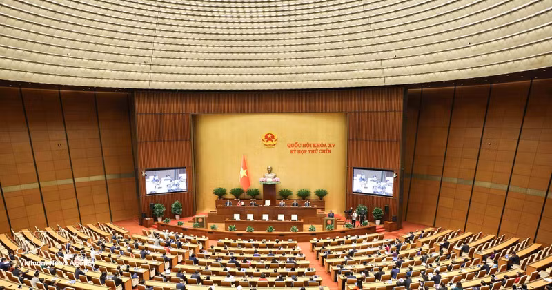 The 9th session of the 15th National Assembly concludes on the morning of June 27, 2025 after more than 30 days of deliberations. (Illustrative photo: VNA)