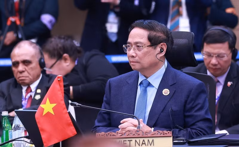 Prime Minister Pham Minh Chinh at the 15th ASEAN – UN Summit in Kuala Lumpur on October 27 (Photo: VNA)